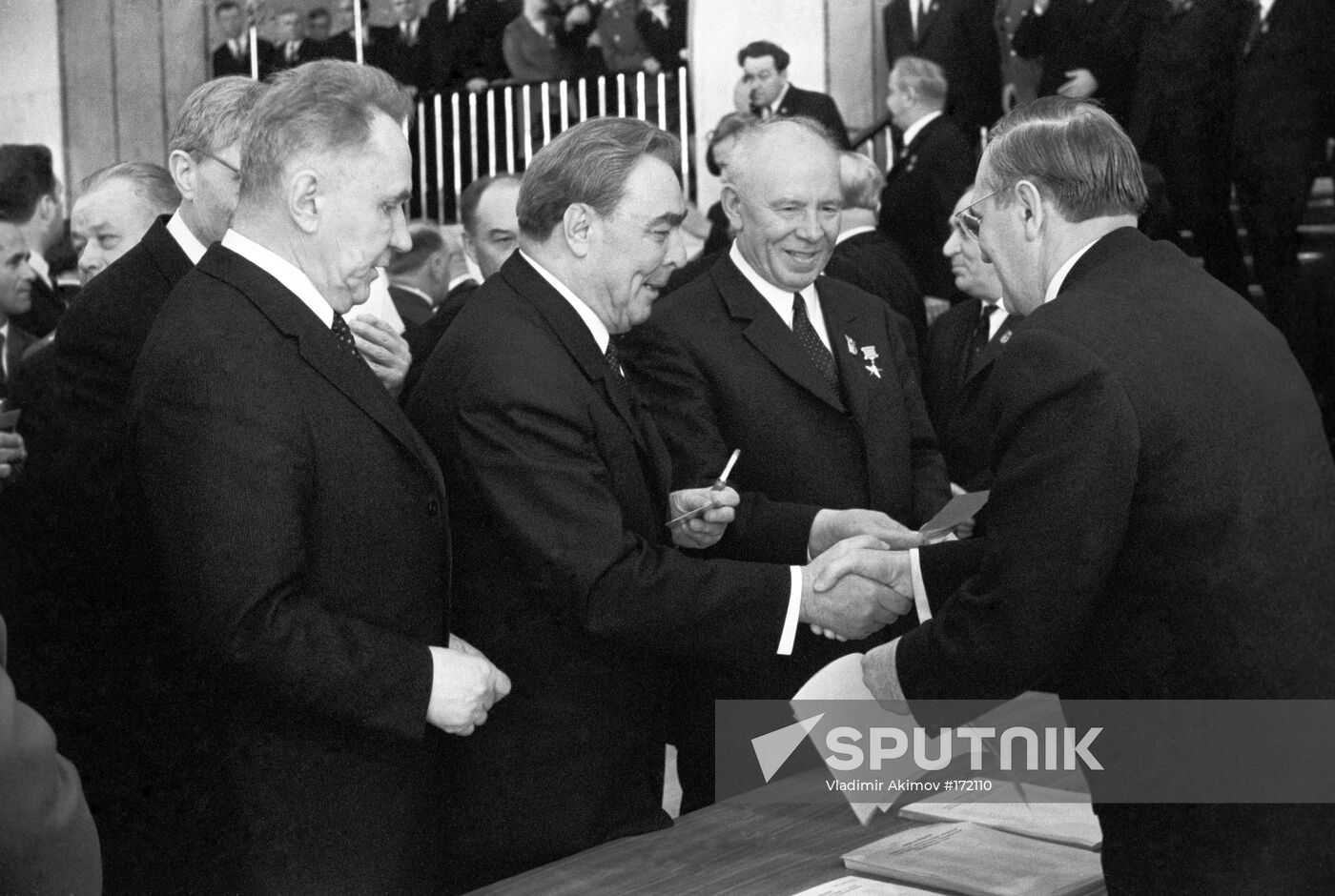 Brezhnev, Podgorny, Kosygin, elections, congress 