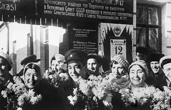 Tashkent elections USSR Supreme Soviet voters