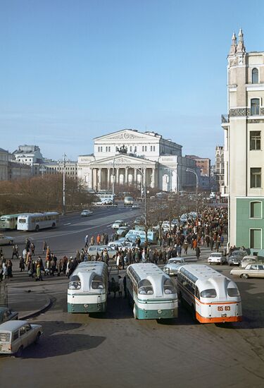 Teatralny Proyezd Street, Moscow, Metropol Hote, Bolshoi Theater
