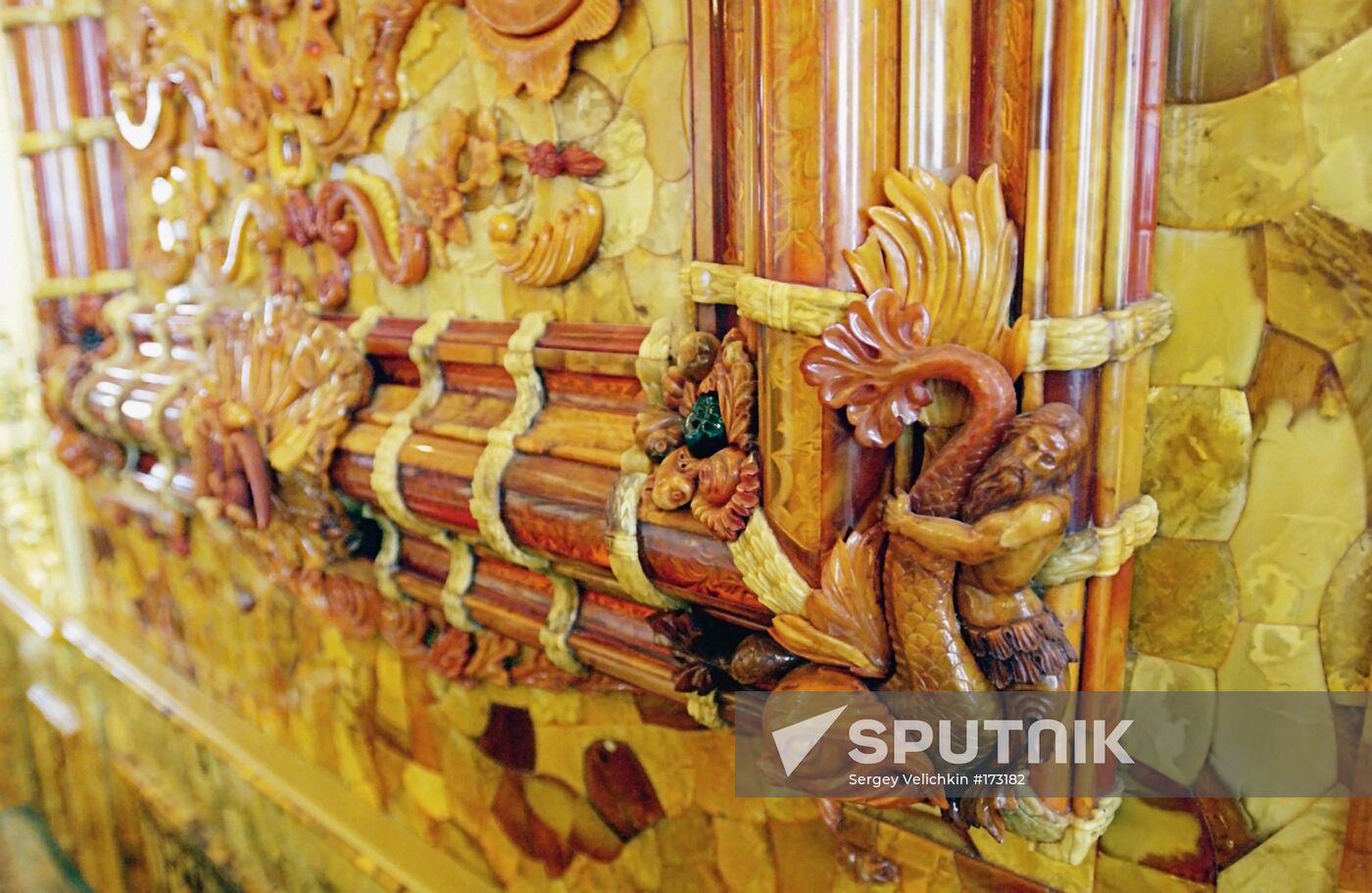 Amber Room in Catherine Palace