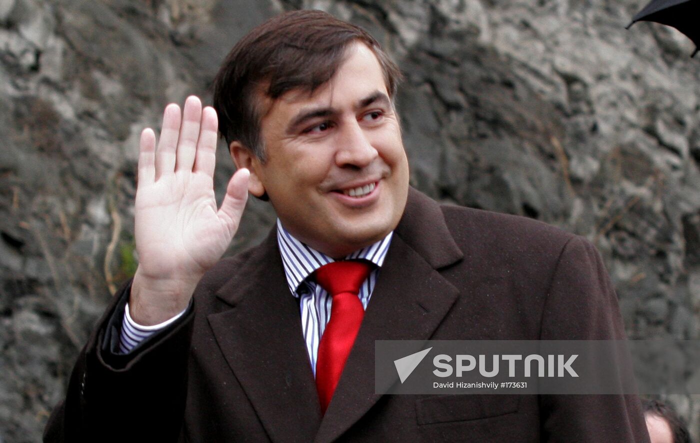 Mikhail Saakashvili speaking 