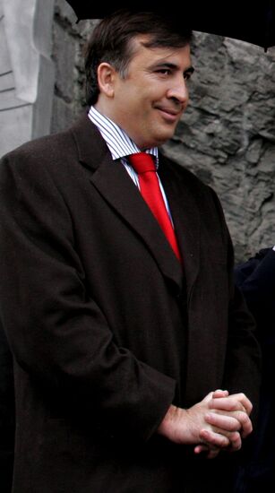 Mikhail Saakashvili speaking