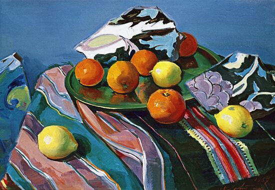 Abegyan,  painting, still-life