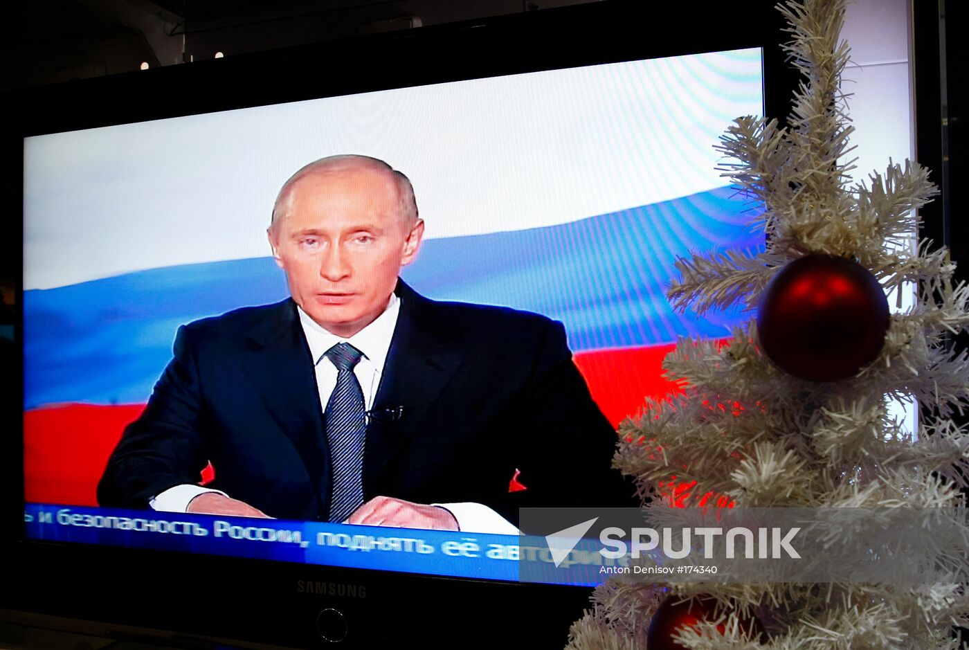 Putin's television address
