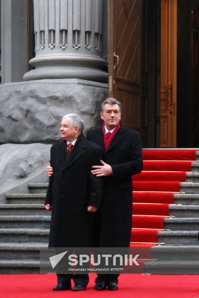 Viktor Yushchenko Lech Kaczynski