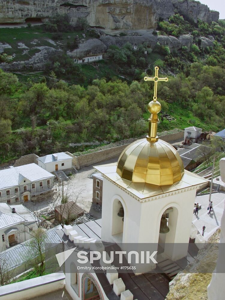 The Crimea, Assumption monastery, Bakhchisarai