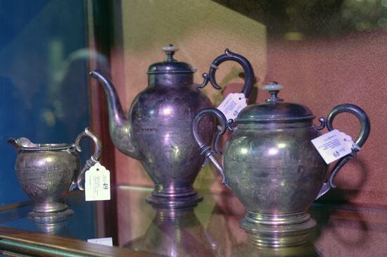 Silver tea set