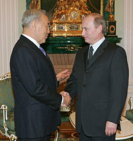 Vladimir Putin, Nursultan Nazarbayev