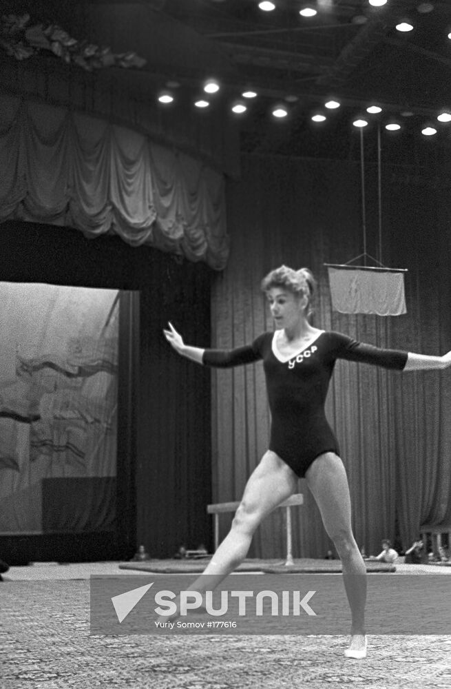 Latynina athlete USSR gymnastics