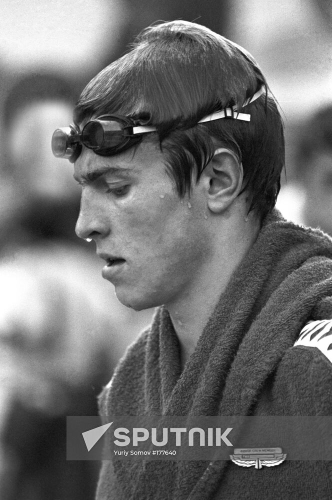 Salnikov, athlete, USSR, swimming