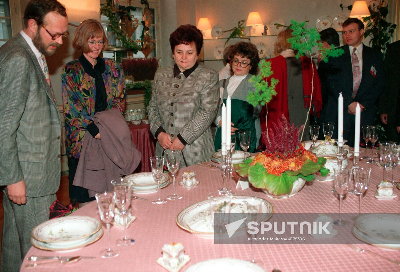 Denmark, visit, Viktor and Valentina Chernomyrdin, woman's progr