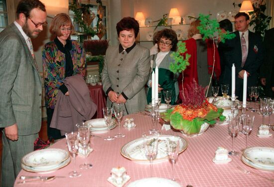 Denmark, visit, Viktor and Valentina Chernomyrdin, woman's progr