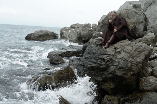 Shooting of the film "Taras Bulba" 