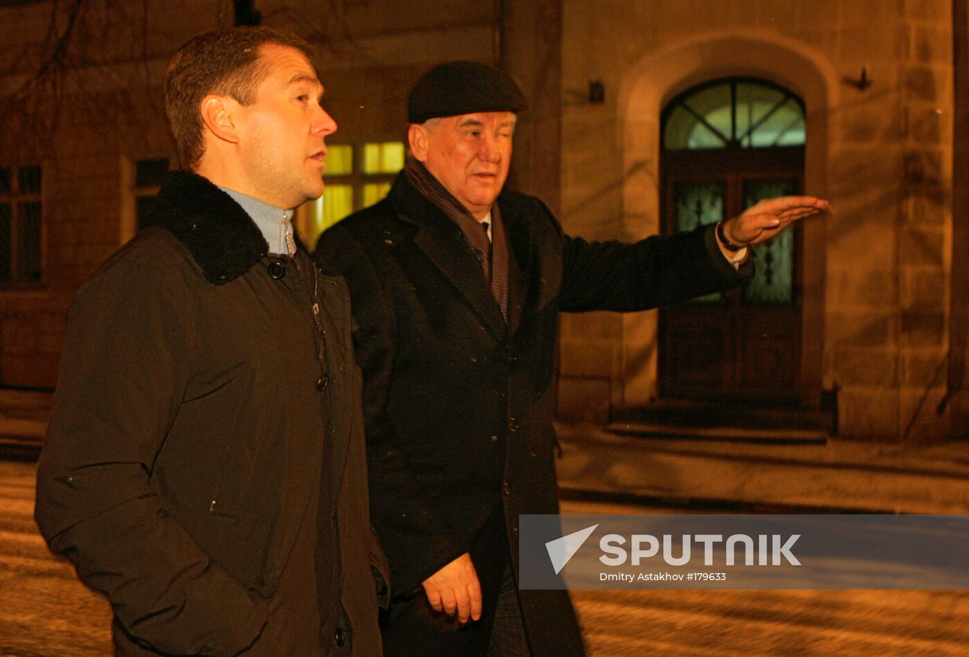 Dmitry Medvedev and Vladimir Kulakov