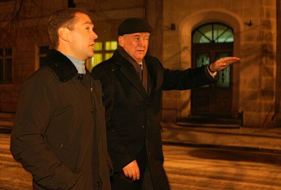 Dmitry Medvedev and Vladimir Kulakov