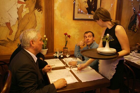 Vladimir Kulakov and Dmitry Medvedev