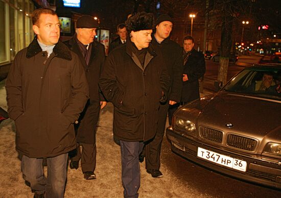 Dmitry Medvedev, Georgy Poltavchenko, Vladimir Kulakov