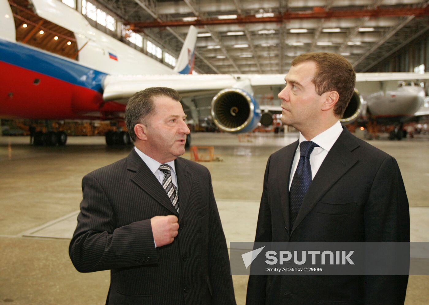 Dmitry Medvedev and Mikhail Shushpanov