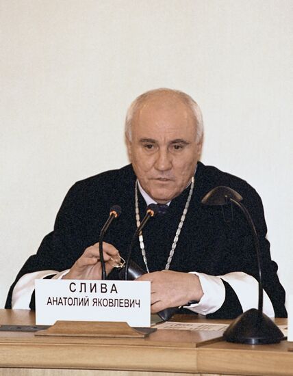 Anatoly Sliva judge Constitutional Court Russia