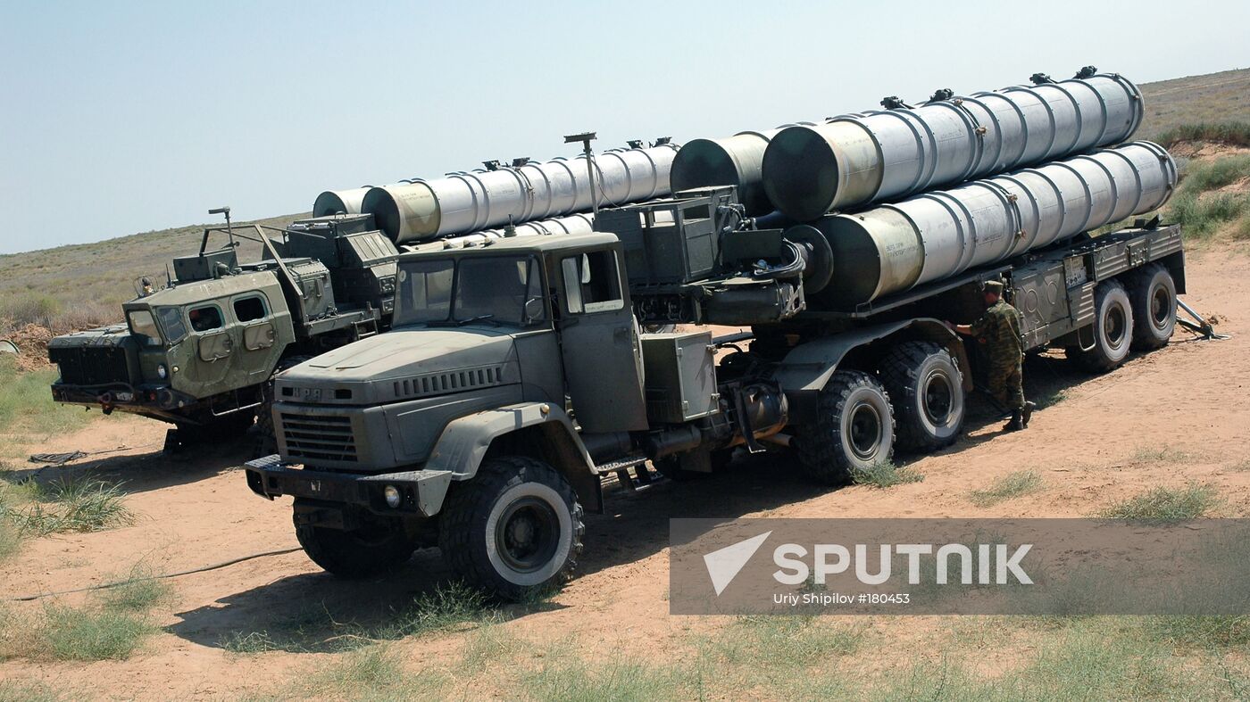 An S-300 surface-to-air missile system