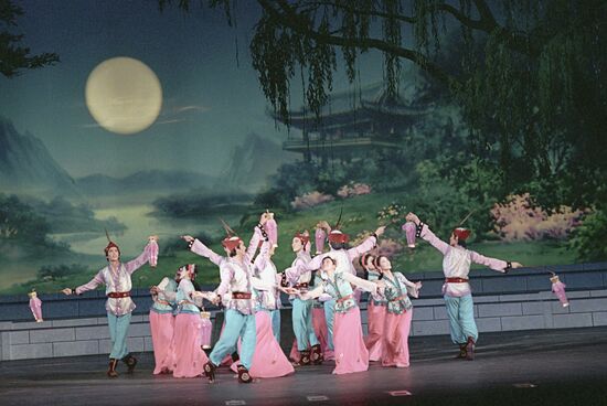 Pyongyang North Korea stage performance