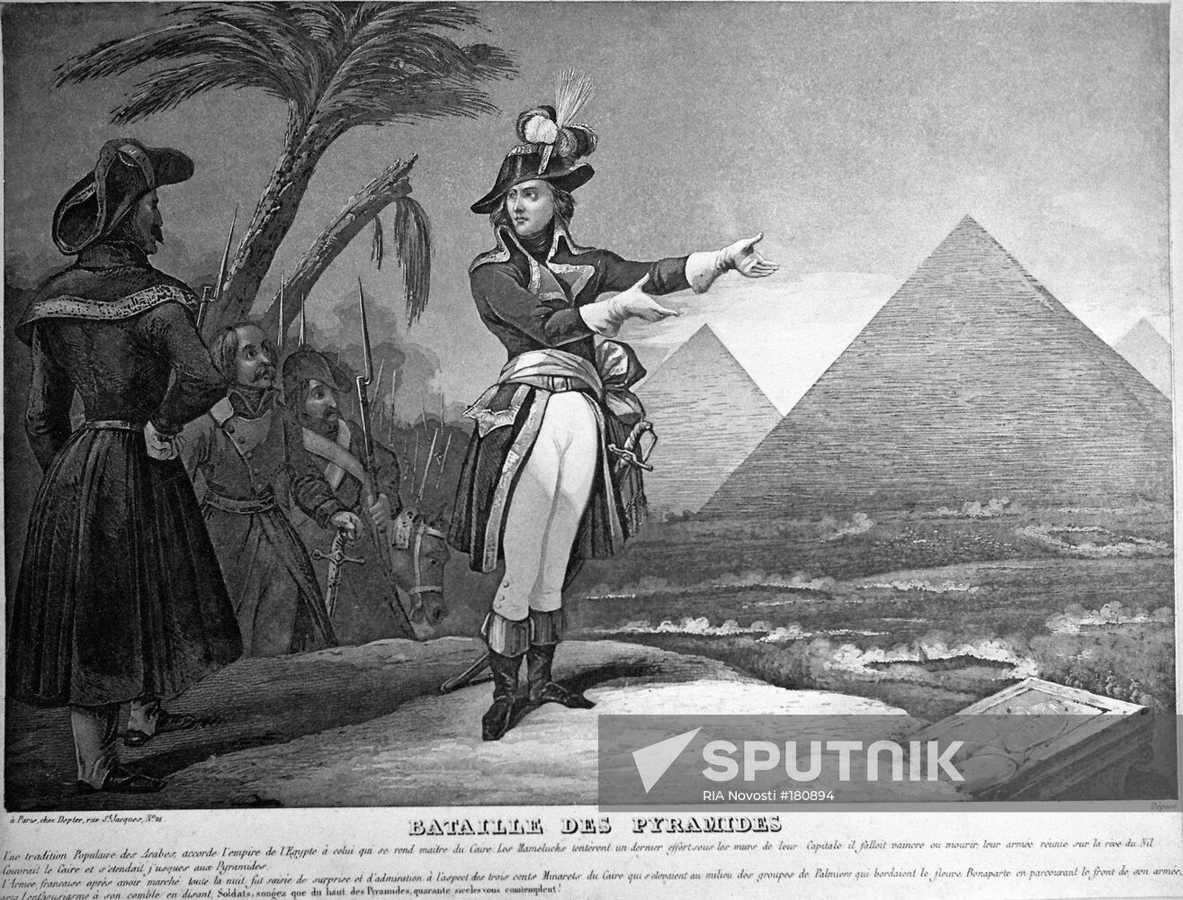 Napoleon in Egypt, pyrmids, battle
