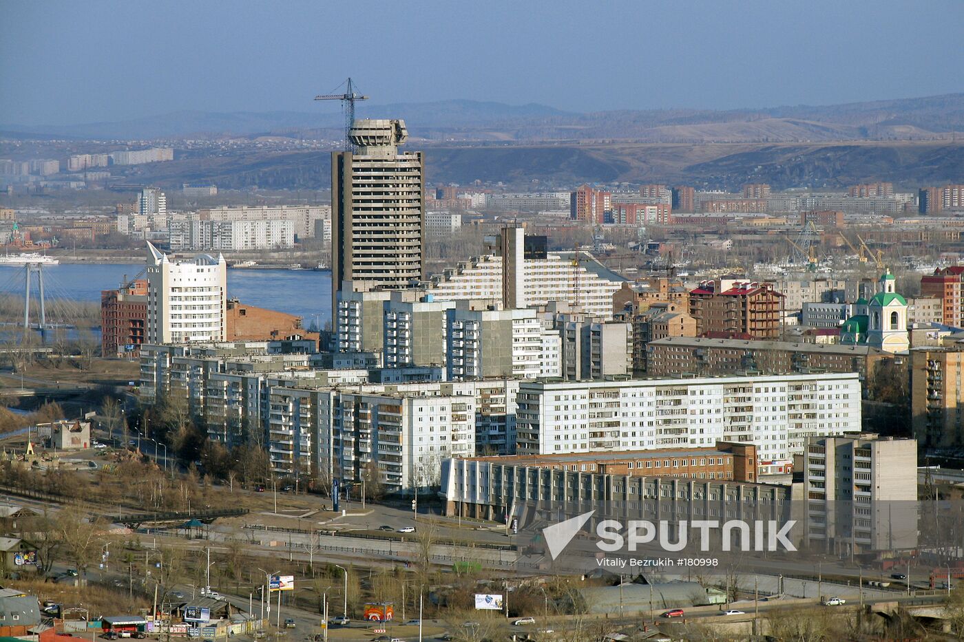 View of Krasnoyarsk