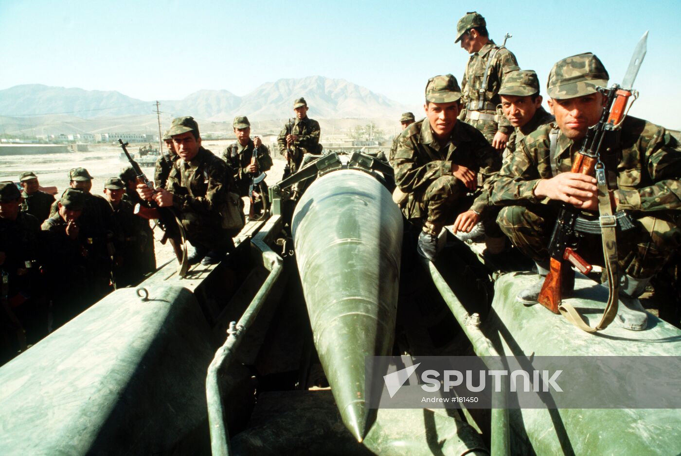 Soviet soldiers in Afghanistan
