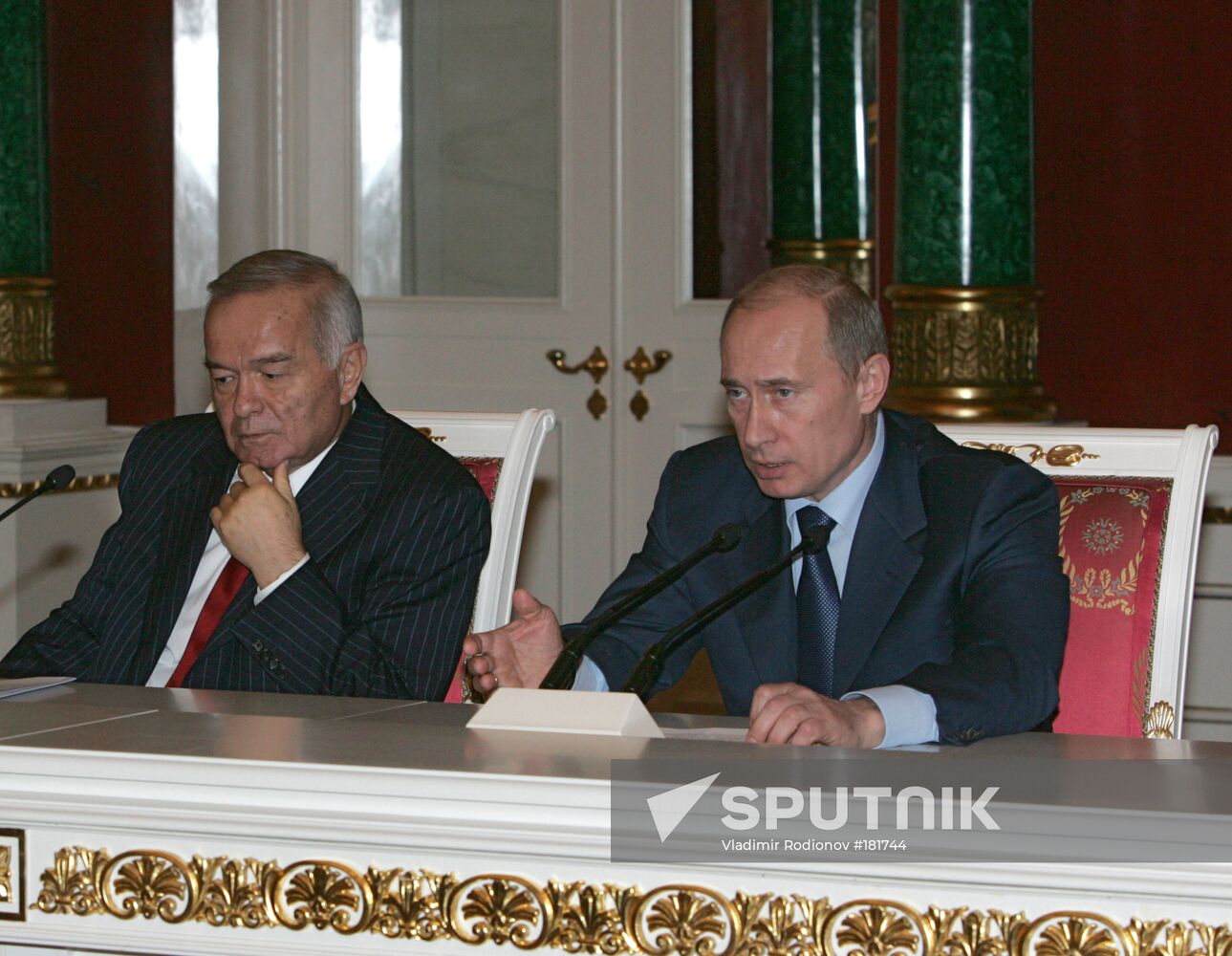 Vladimir Putin Islam Karimov