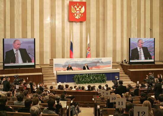 Vladimir Putin news conference