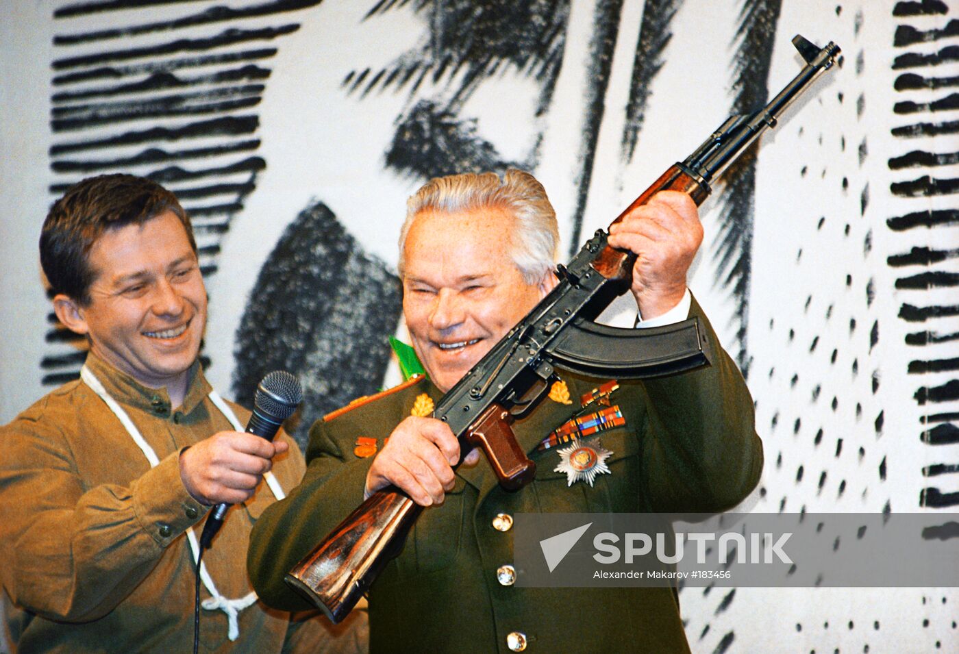 Mikhail Kalashnikov designer assault rifle Izhmash jubilee