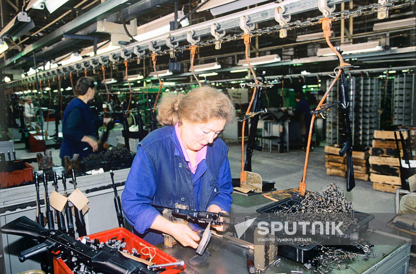 Izhmash workshop KAlashnikov machine-gun assembly