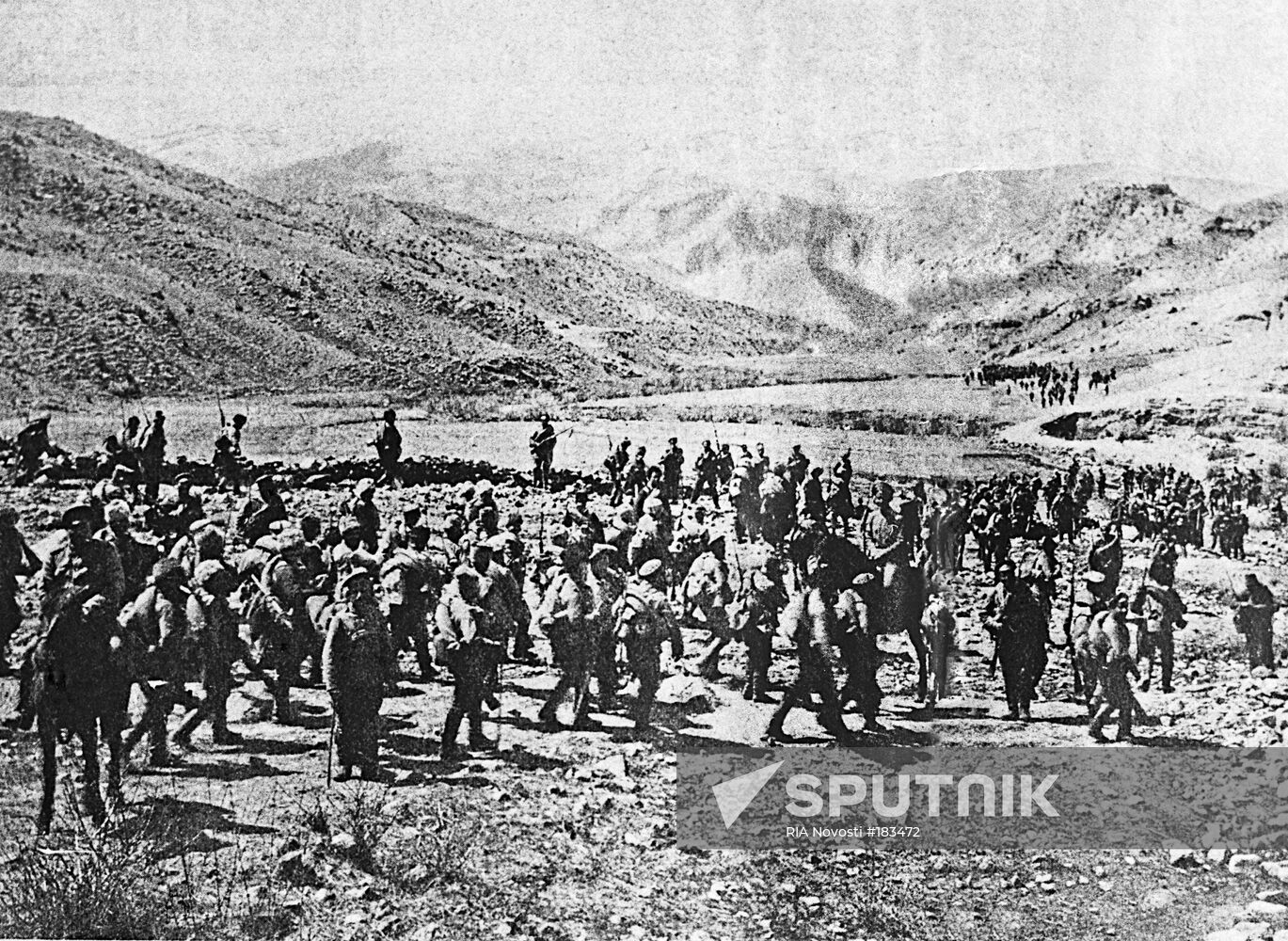 WWI Rusian army Trebizond entering