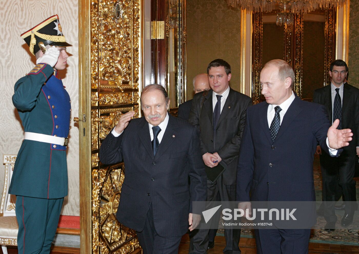 Vladimir Putin, Abdelaziz Bouteflika 