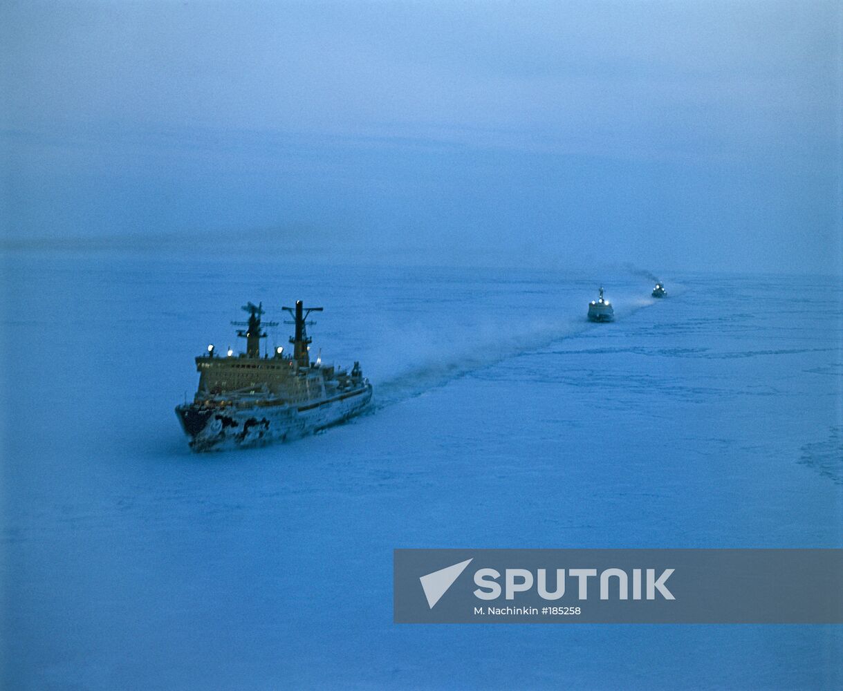 Kara Sea, the Arctica ice-breaker