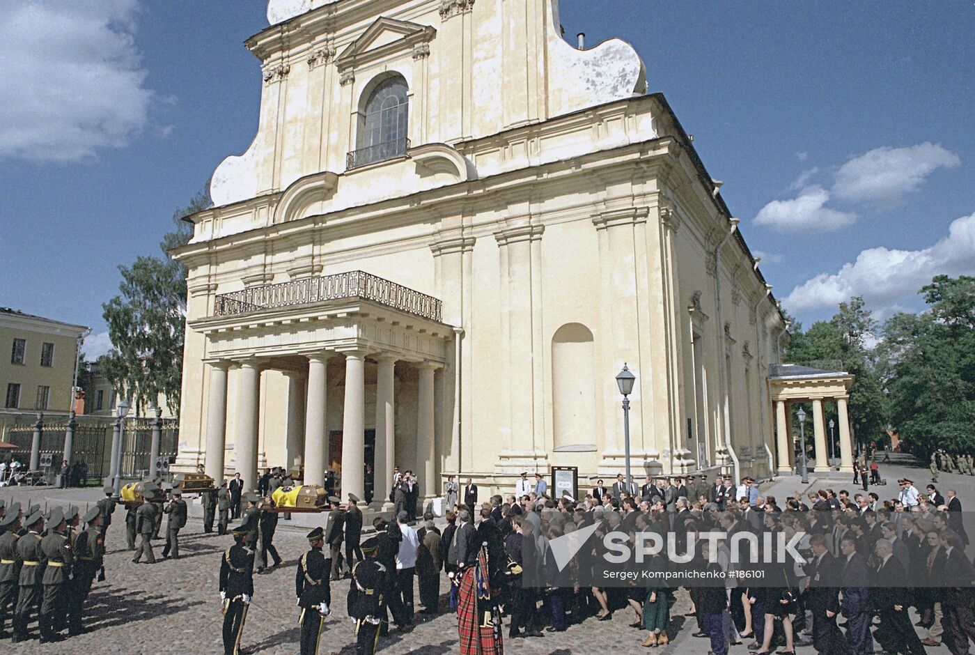 Nicholas II Royal family funeral