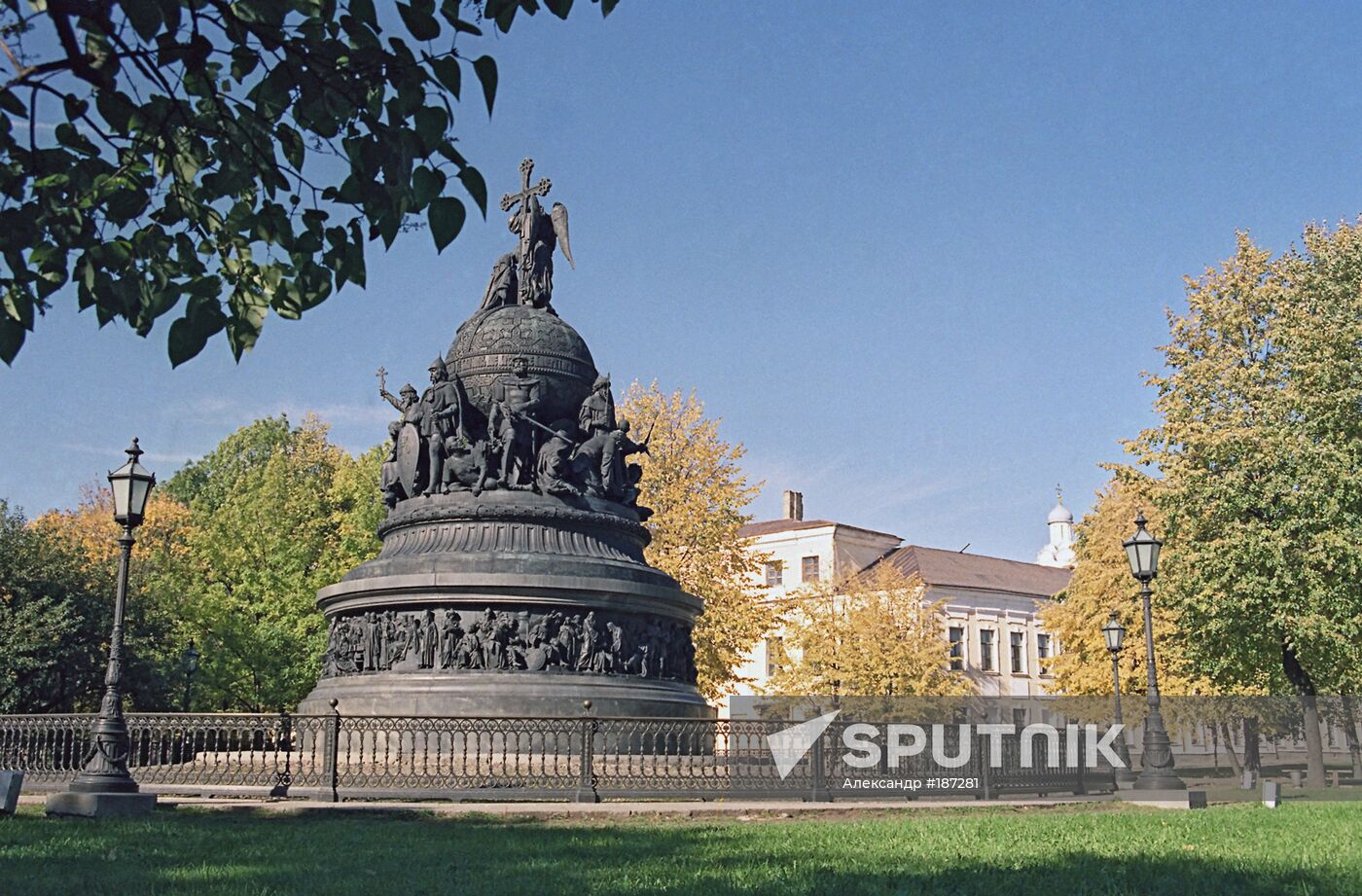 Monument, millenium of Russia,  Novgorod