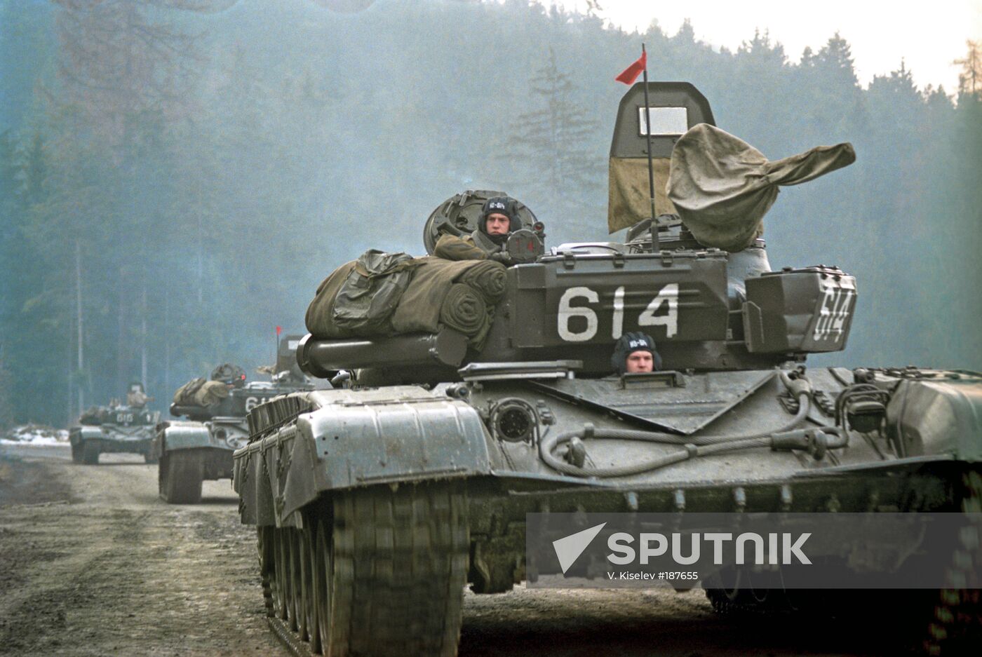 Soviet troops, tanks, Czech