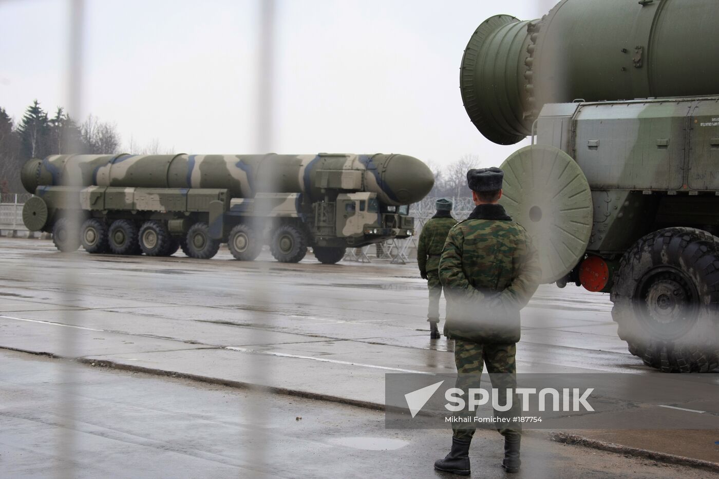 Preparing for a military parade 