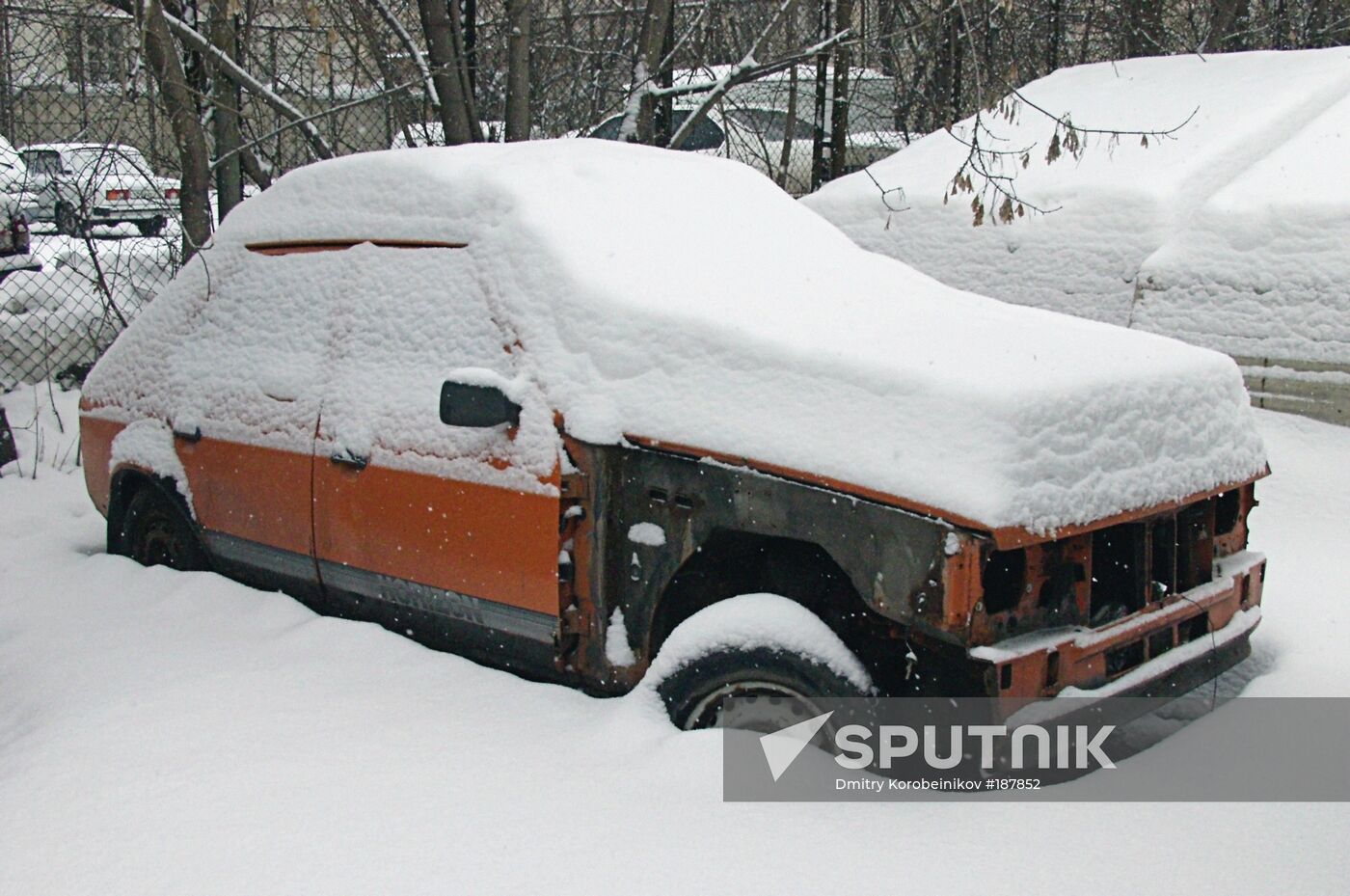 Car snow