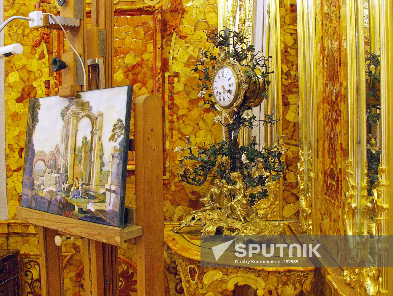 Amber Room restoration Catherine Palace Pushkin