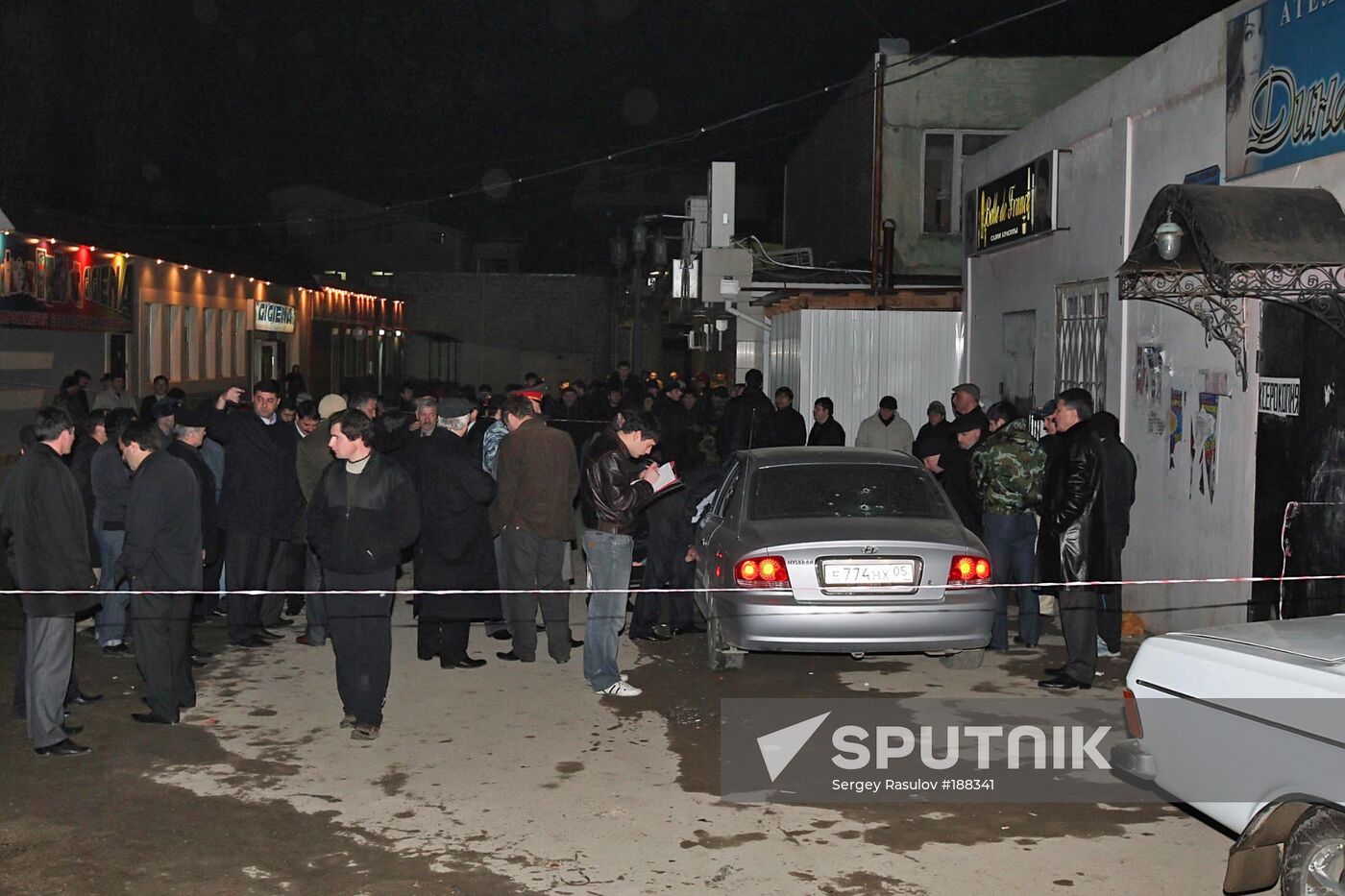 The place where Gadzhi Abashilov was killed