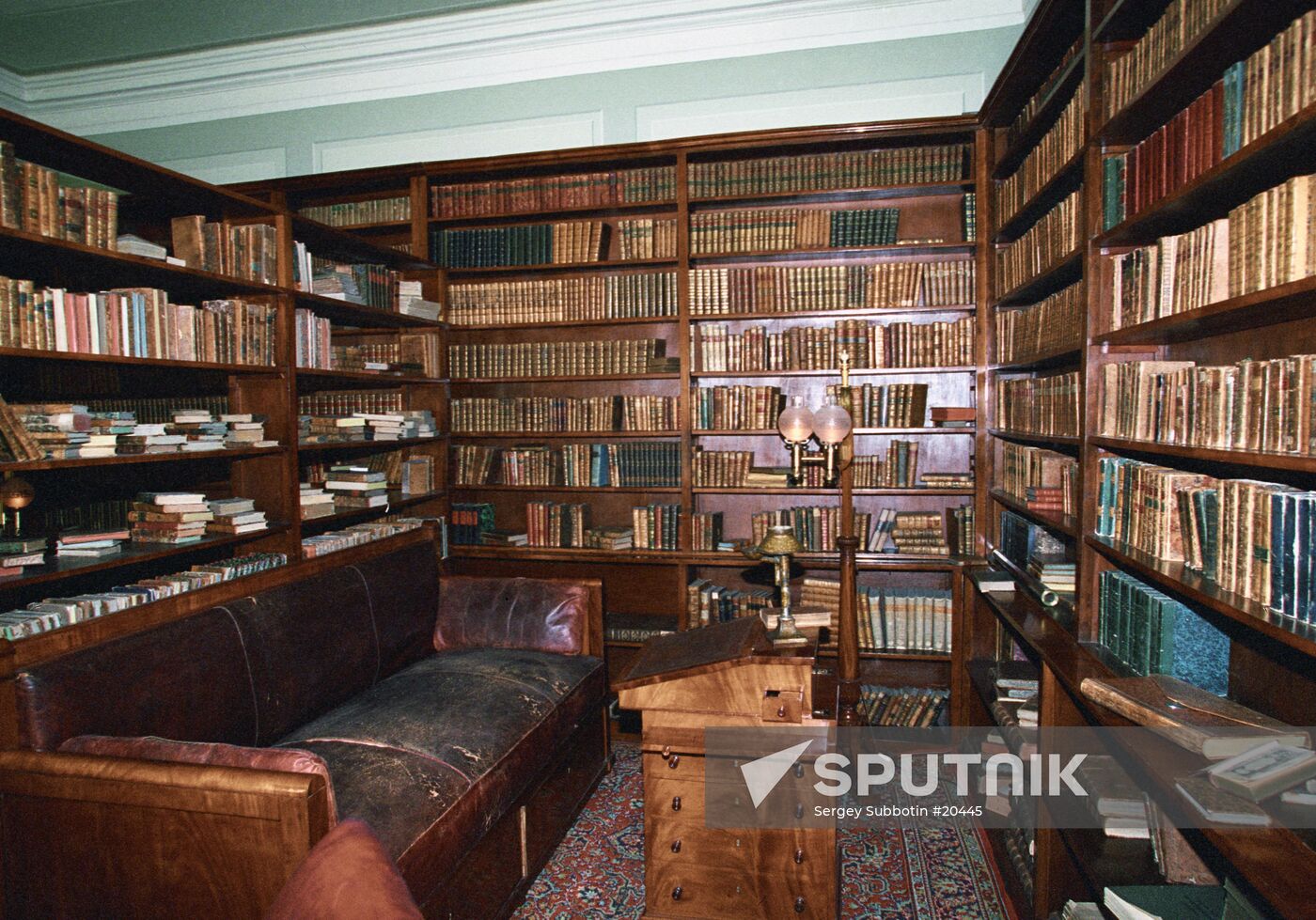 SOFA SHELVES BOOKS