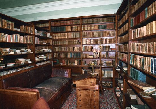 SOFA SHELVES BOOKS