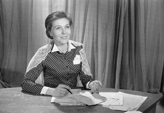 ANCHOR TV PROGRAM 'ZDOROVYE' BELYANCHIKOVA