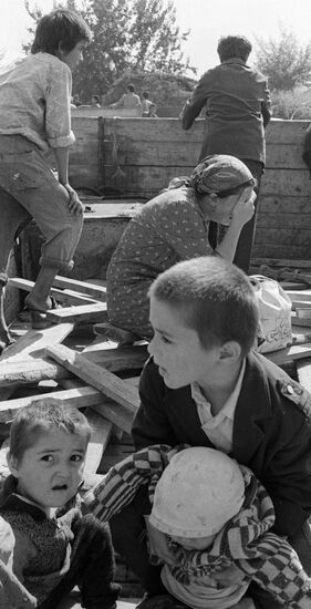REFUGEES KURGAN-TYUBINSKAYA DISTRICT