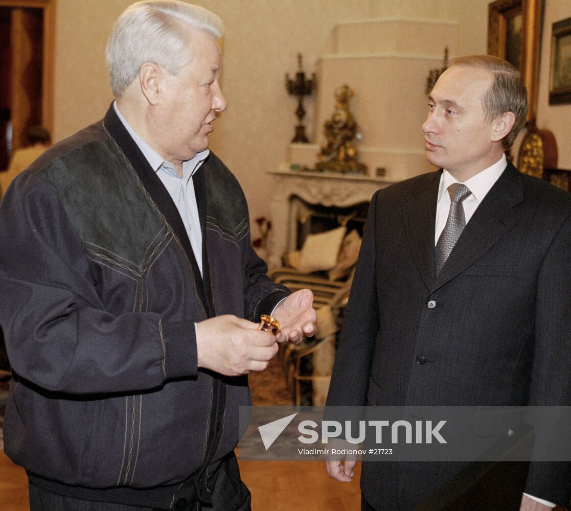 PUTIN YELTSIN BIRTHDAY CONGRATULATIONS