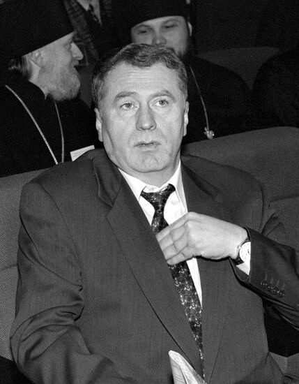 ZHIRINOVSKY MEETING 