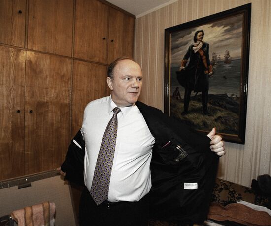 ZYUGANOV CANDIDATE ELECTIONS