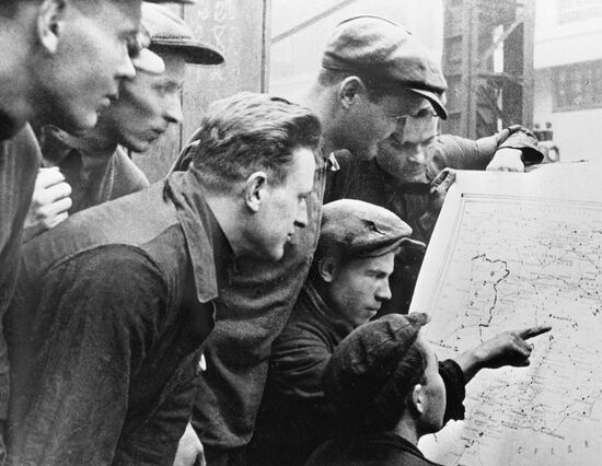WORKERS URALMASH MAP